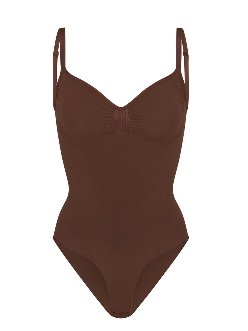 Skims - Seamless Brief Bodysuit (Color: Cocoa)